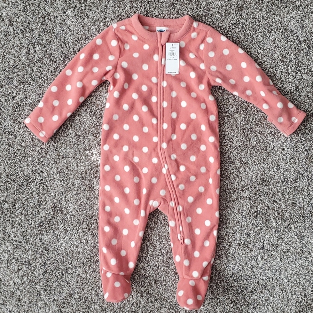NWT | Old Navy Fleece Zipper Footie